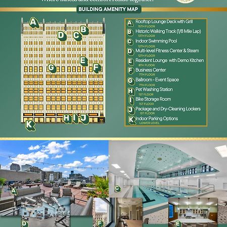 2Br Unit In The Heart Of Dt With View Of Playhouse Square, Pool & Gym Access- 305 Leilighet Cleveland Eksteriør bilde